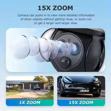 Telecamera IP di sicurezza a energia solare 4G con visione notturna esterna PTZ