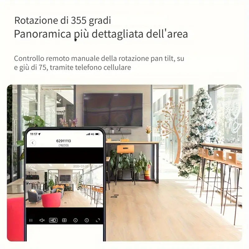 Telecamera Ip Dome XIAOV 4MP