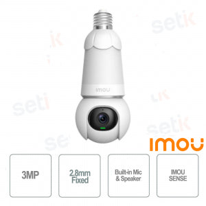 Telecamera Imou Bulb 3MP 2.8mm Full Color IR Imou Sense