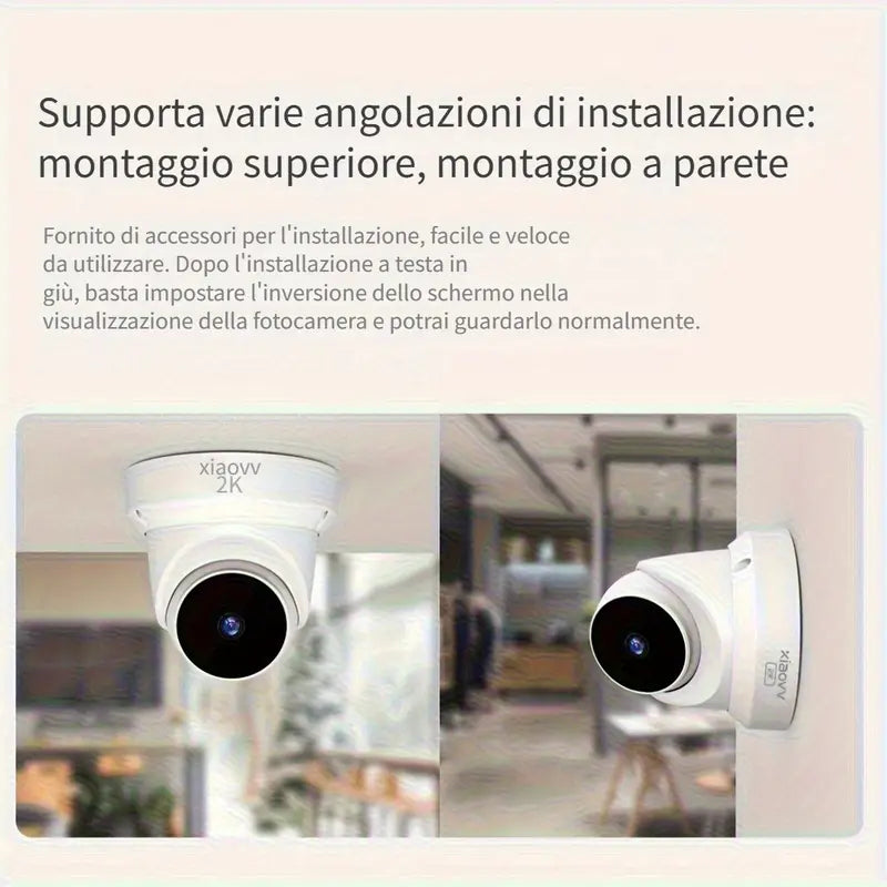 Telecamera Ip Dome XIAOV 4MP