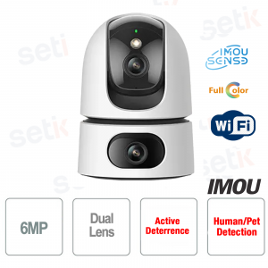Telecamera Wi-Fi Imou Ranger Dual 6MP Dual Lens Full Color IR Imou Sense