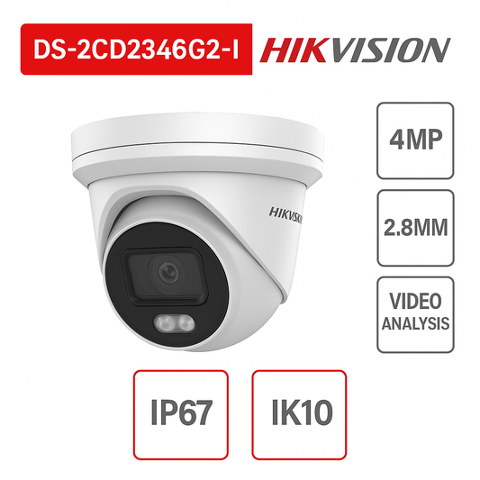 Telecamera Hikvision IP PoE IR H.265+ Turret Camera 4MP