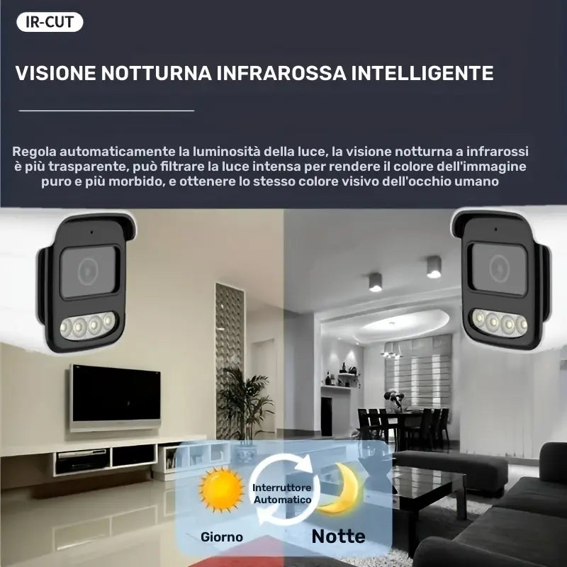 TELECAMERA IP POE BULLET  DA 2,8MM 4MP