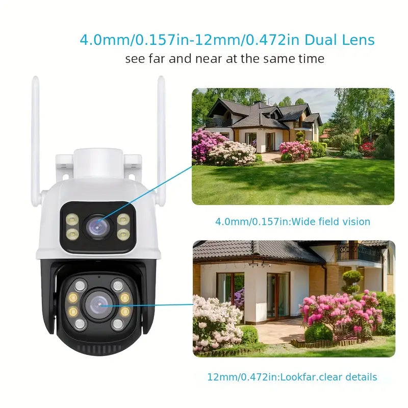 wifi smart camere a doppia lente 6MP