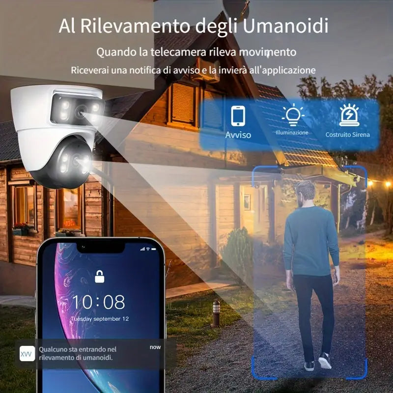 Telecamera ip Dome 8MP