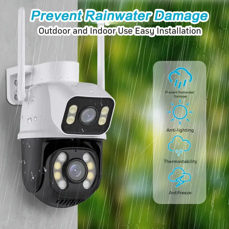 wifi smart camere a doppia lente 6MP