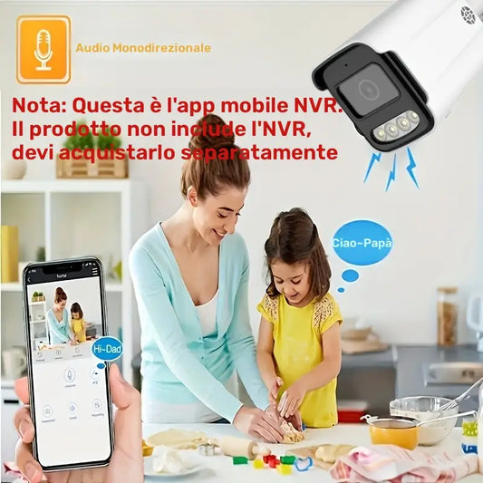 TELECAMERA IP POE BULLET  DA 2,8MM 4MP