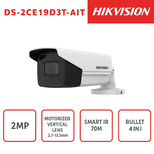 Telecamera Bullet Hikvision Ultra-Low Light 2MP 4in1-IR 70M