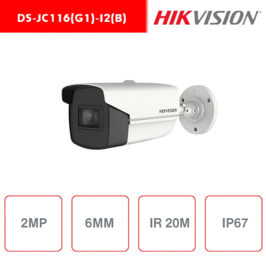 Telecamera Hikvision Ultra Low Light Fixed Bullet Camera 4in1 2MP 6mm IR 50M IP67