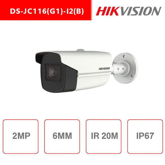 Telecamera Hikvision 2MP Bullet Camera HD Turbo HD-TVI 4in1 3.6mm IR 50 MPOC
