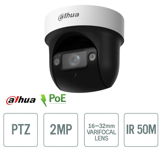 Telecamera PTZ 2MP IP WizSense dome varifocal 2.8-12 mm IR 50m - Dahua