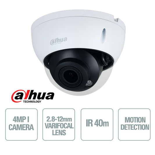 Telecamera Dome IP Dahua 4MP con Ottica Motorizzata e IR 40m
