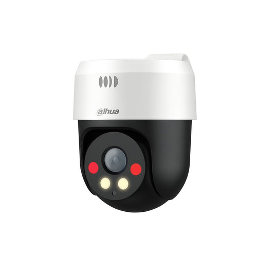 Telecamera Smart Dual Light Dome PT 5MP IP PoE ONVIF® - Deterrenza Attiva - 4mm - IR 30m