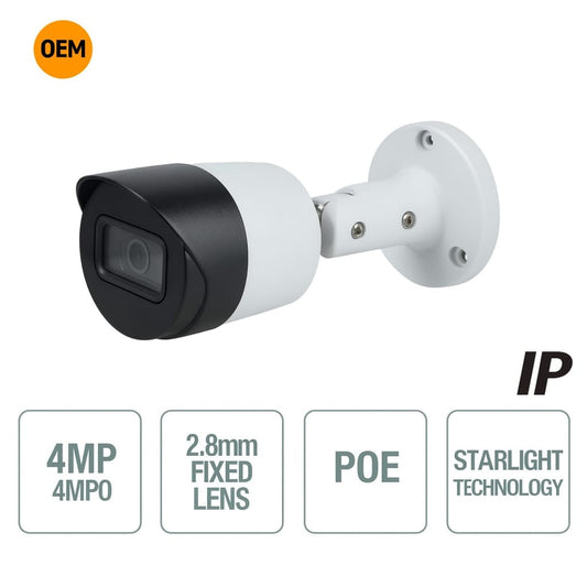 Telecamera IP 2MP con Ottica 2.8mm, IR 30m e Analisi Intelligente - Dahua