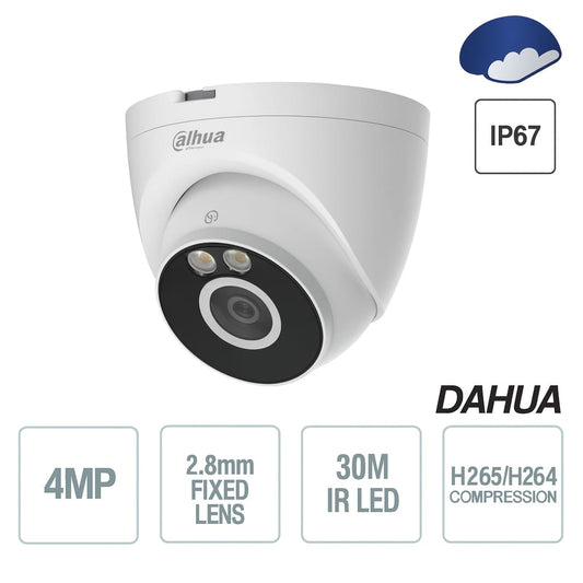 Telecamera IP turret Wi-Fi 2.8mm 4MP - IR 30M - Serie Turret - Dahua