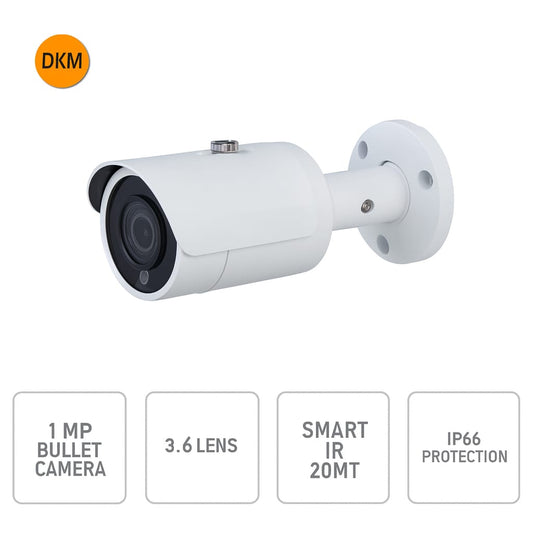 Telecamera IP Bullet da esterno DAHUA IPC-B2FG2 - 2MP - Smart IR 30mt - Ottica 2.8mm