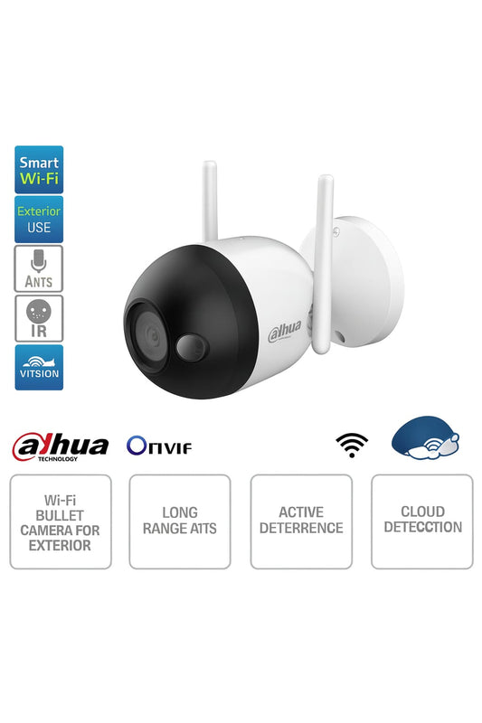 Telecamera Wi-Fi Dahua 2MP con Luce Duale Intelligente, Rilevamento Umano e Visione Notturna a Colori – IP67