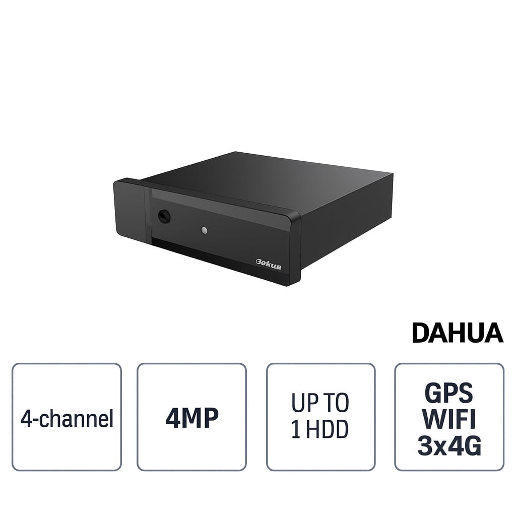 nvr mobile ip 4 canali poe 4mp gps 3g/4g wifi dahua
