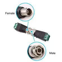 Connettori bnc maschio femmina 5 paia