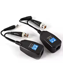 Video Balun Con Alimentatore Incluso 5 Paia