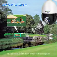 Hiseeu telecamera speed dome ip poe 5MP zomm otico 30X